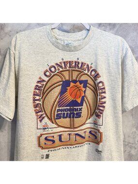 Vintage 90s Phoenix Suns Champions Salem Sportswear T Shirt Mens Large L USA